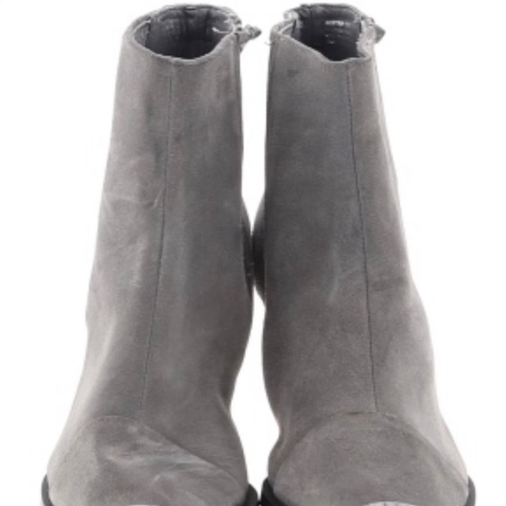 Halston Heritage gray ankle boots - Picture 2 of 9